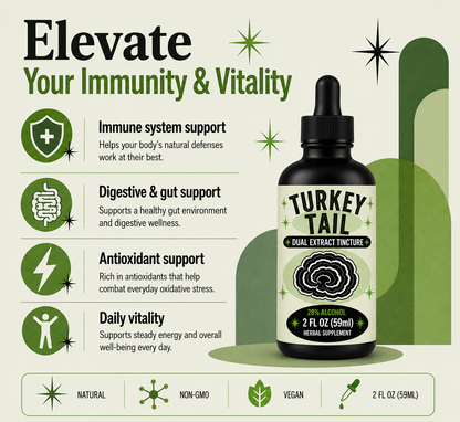 Turkey Tail Dual Extract Tincture